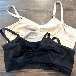 Kindred Bravely Sublime nursing/pumping bras.